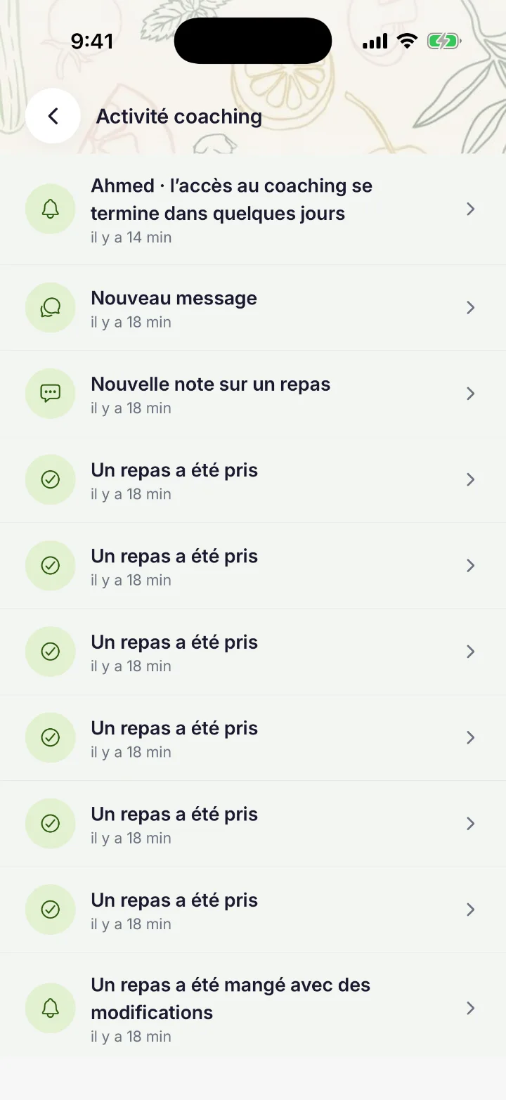 Screenshot — Notifications