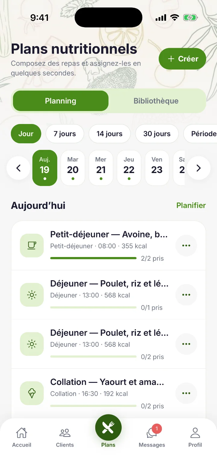 Screenshot — Planning